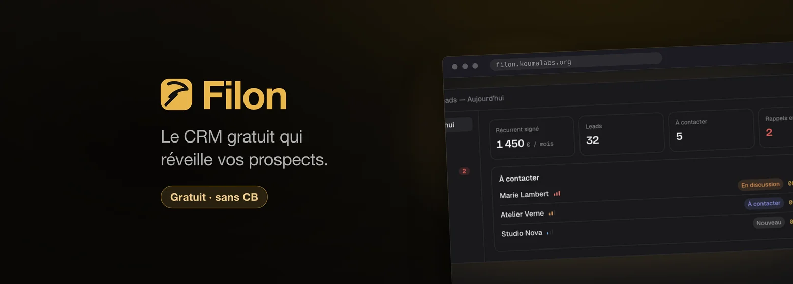 Aperçu du projet Filon